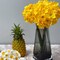 Artificial Flower Daffodil Silk Flowers Bouquet,12 Pcs,Spring Easter Flowers Decorative Home and Office Accent (Yellow)